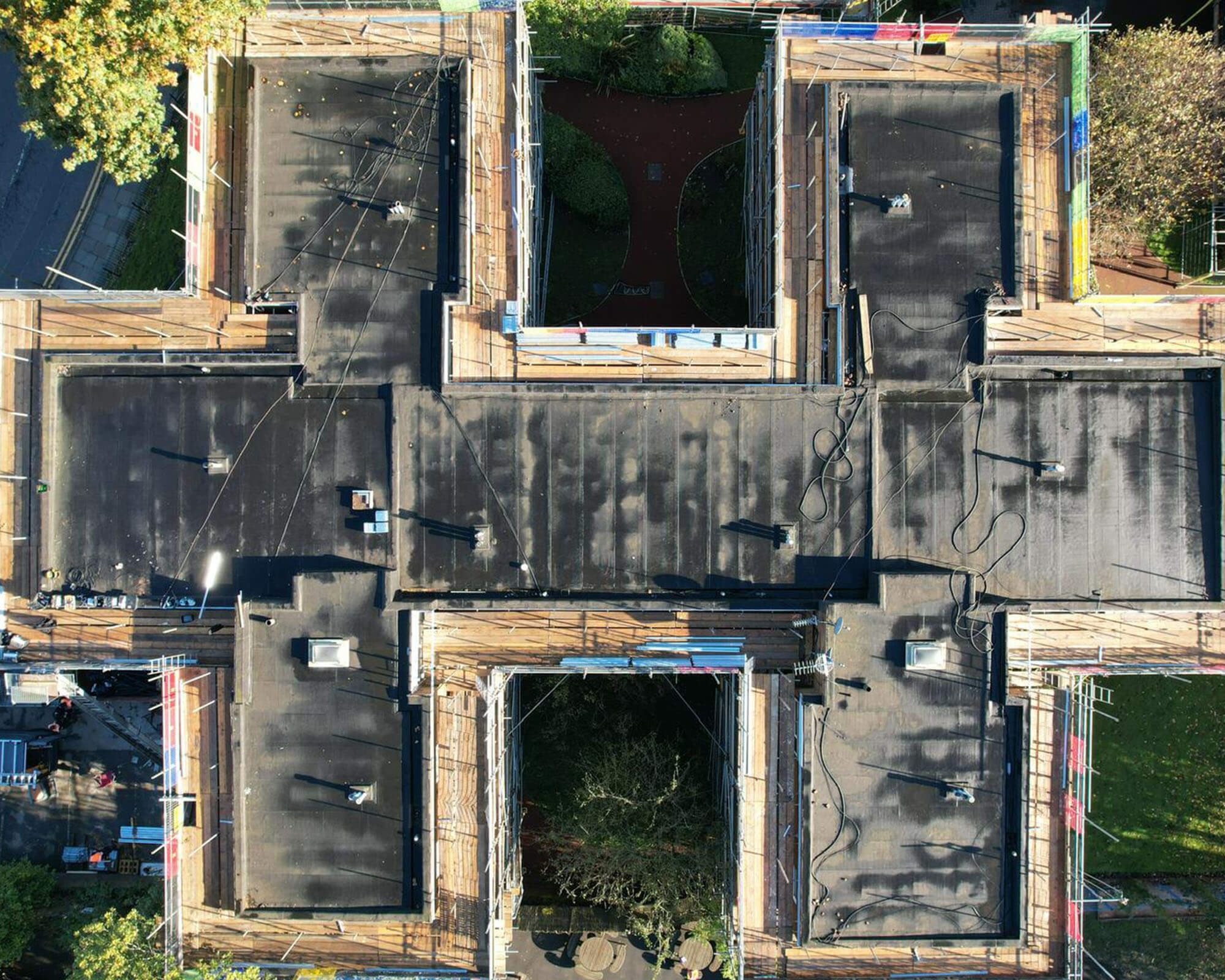 before-flat-to-pitch-conversion-rectory-eagle