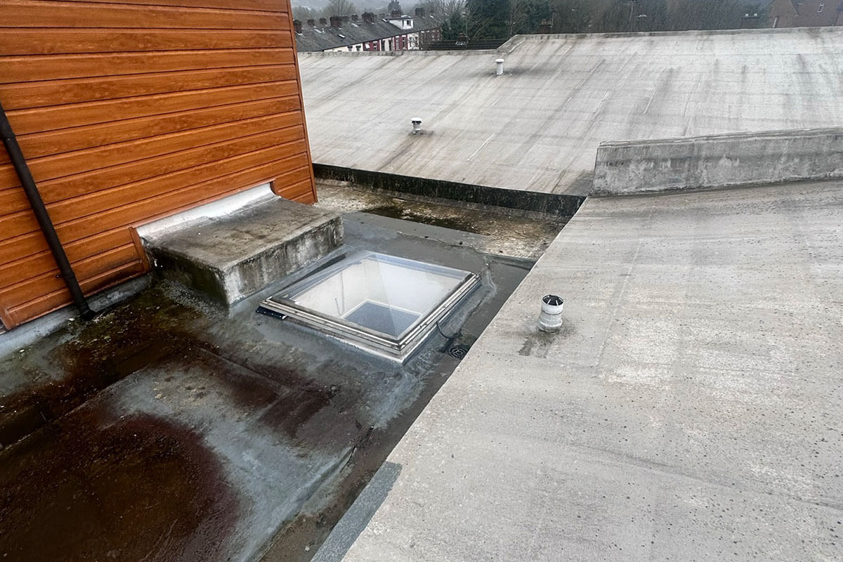 old-leaking-roof-before-liquid-roofing-lees-court-anchor Old leaking roof before liquid roofing lees court anchor